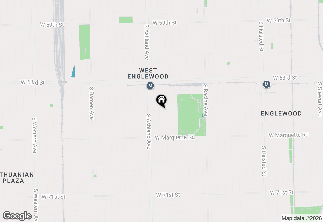 Map of 6506 S Laflin Street, Chicago, IL 60636