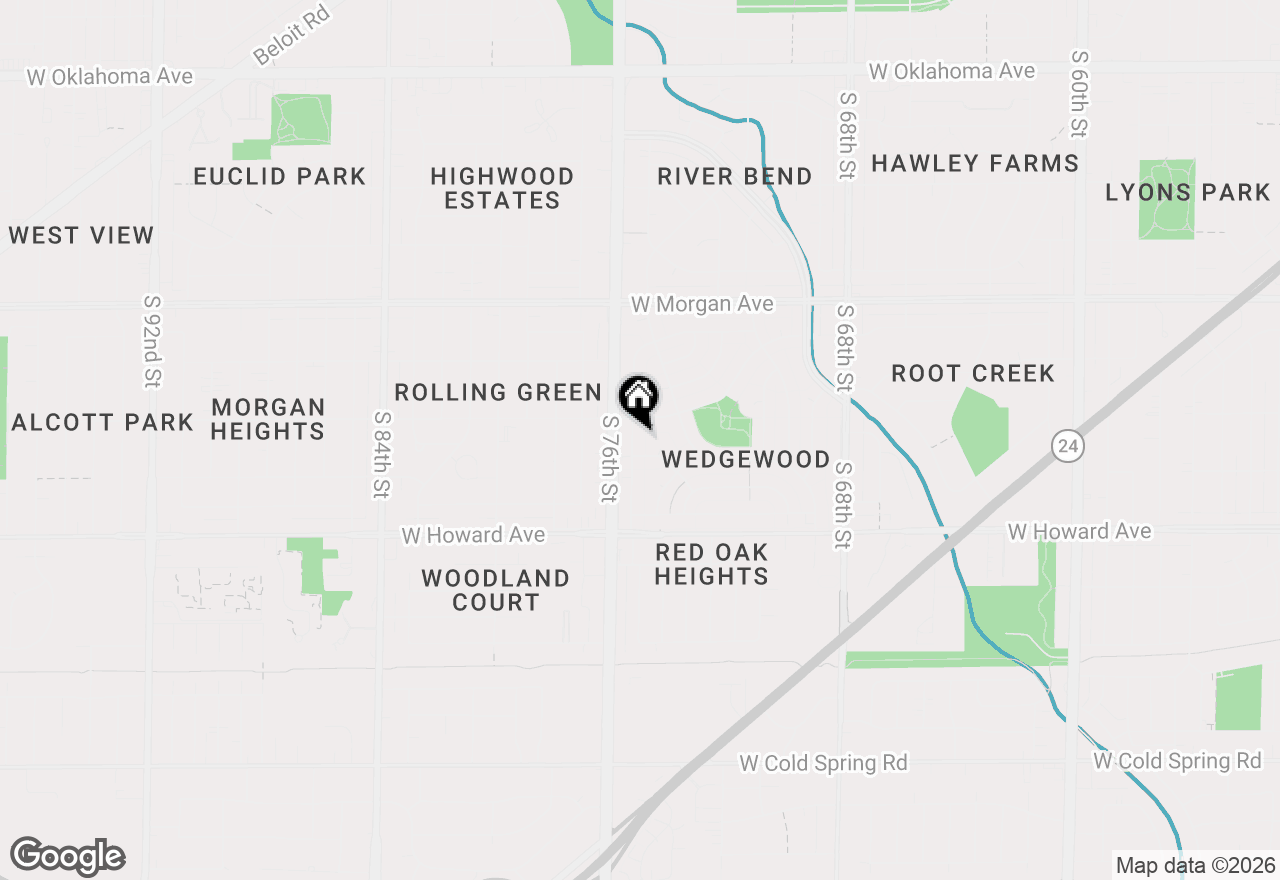 Map of 3732 S 75th St, Milwaukee, WI 53220