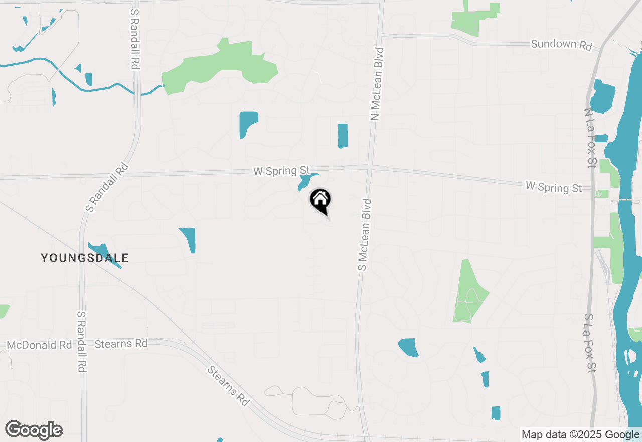 Map of 111 Ione Drive #A, South Elgin, IL 60177