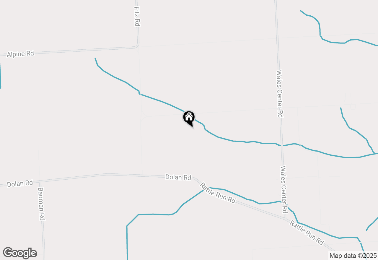 Map of 9227 Yager Road, Columbus, MI 48063