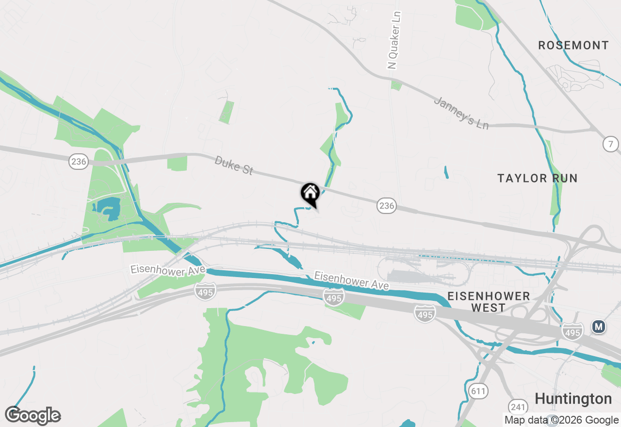 Map of 3820 White Post Court, Alexandria, VA 22304