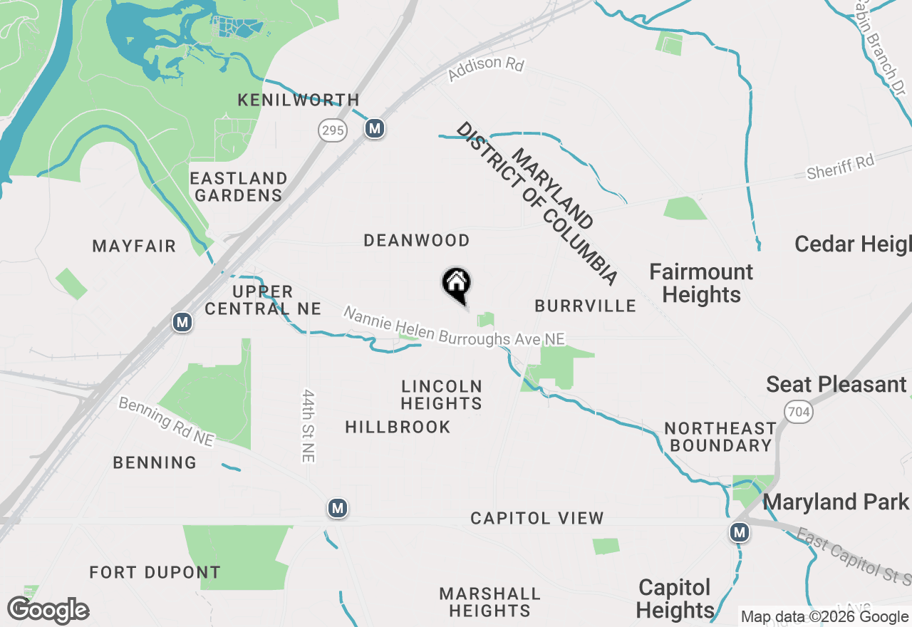 Map of 4911, 4913, 4915 Hayes Street Ne, Washington, DC 20019