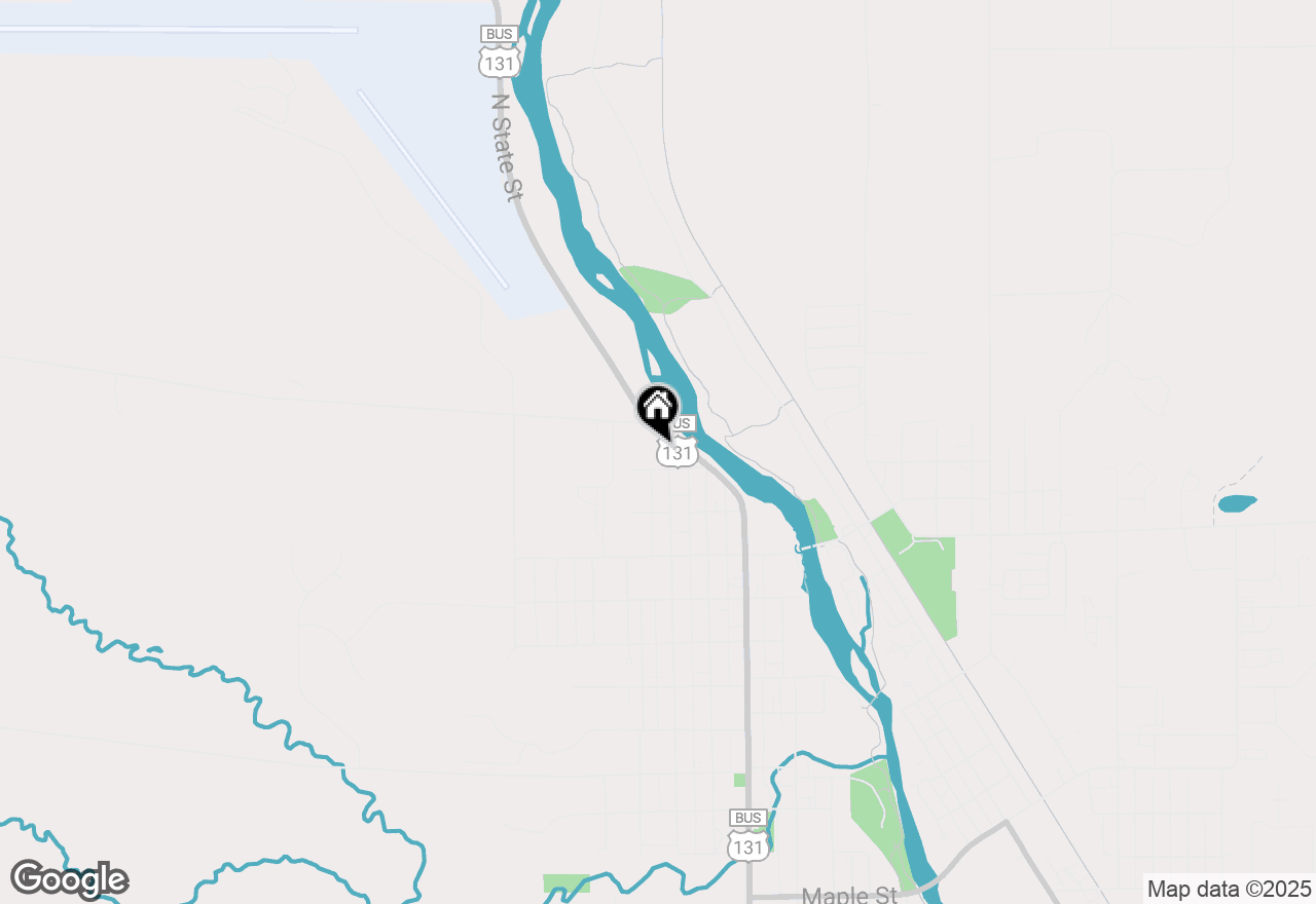 Map of 1115 Rose Avenue, Big Rapids, MI 49307