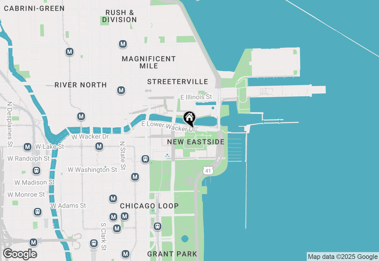 Map of 363 E Wacker Drive #3703, Chicago, IL 60601