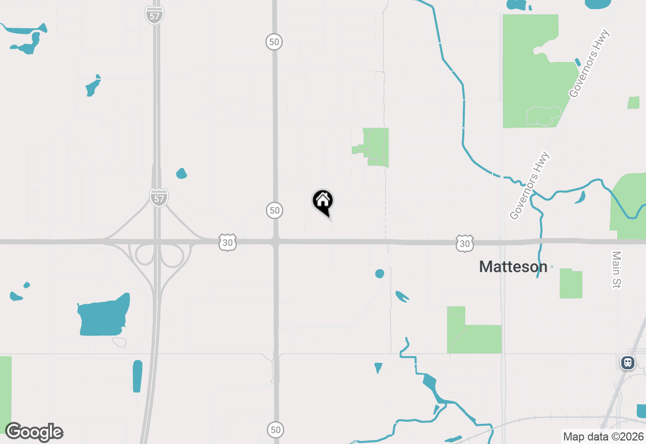 Map of 4613 Lindenwood Court, Matteson, IL 60443
