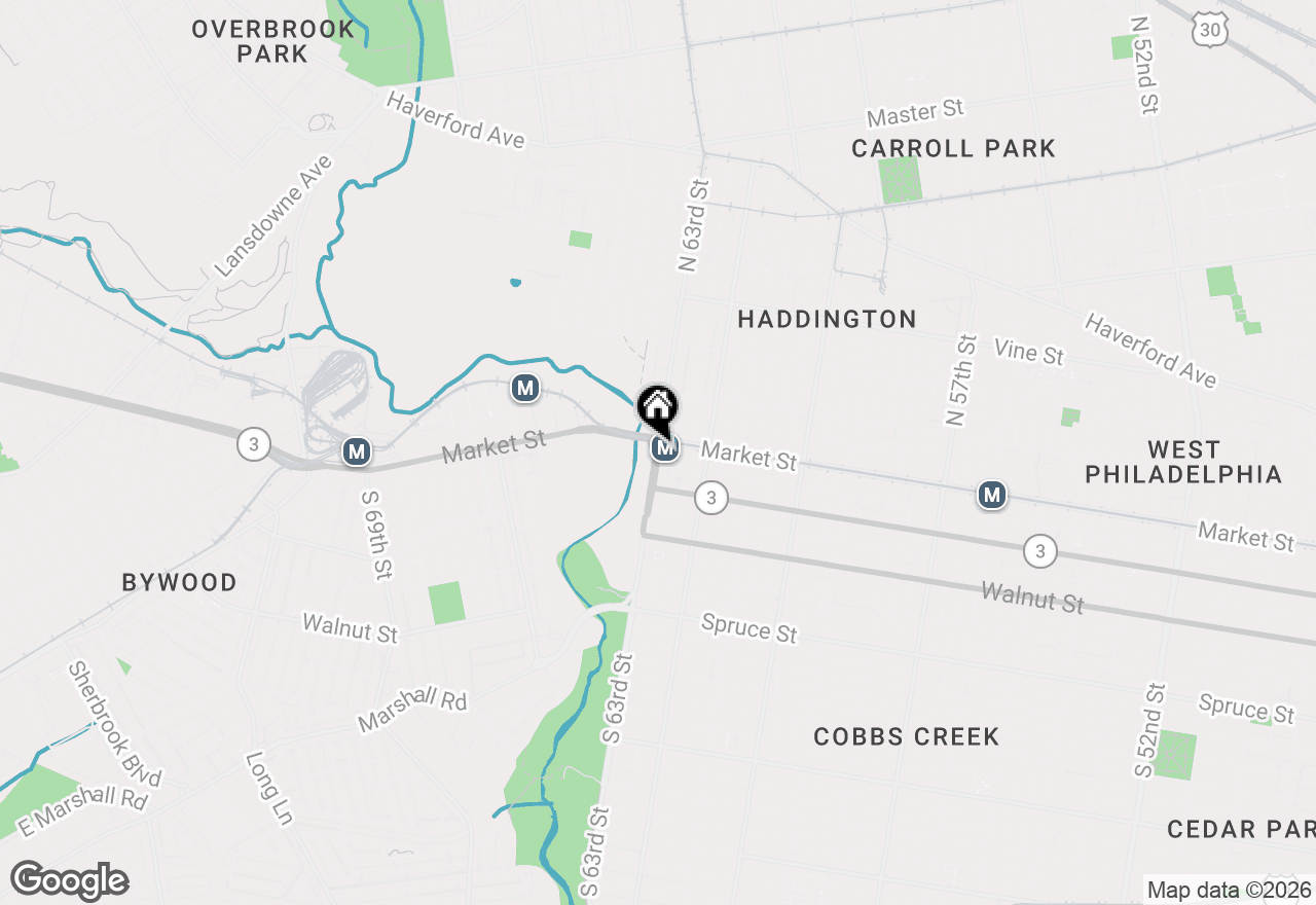 Map of (Address confidential), Philadelphia, Pennsylvania 19139
