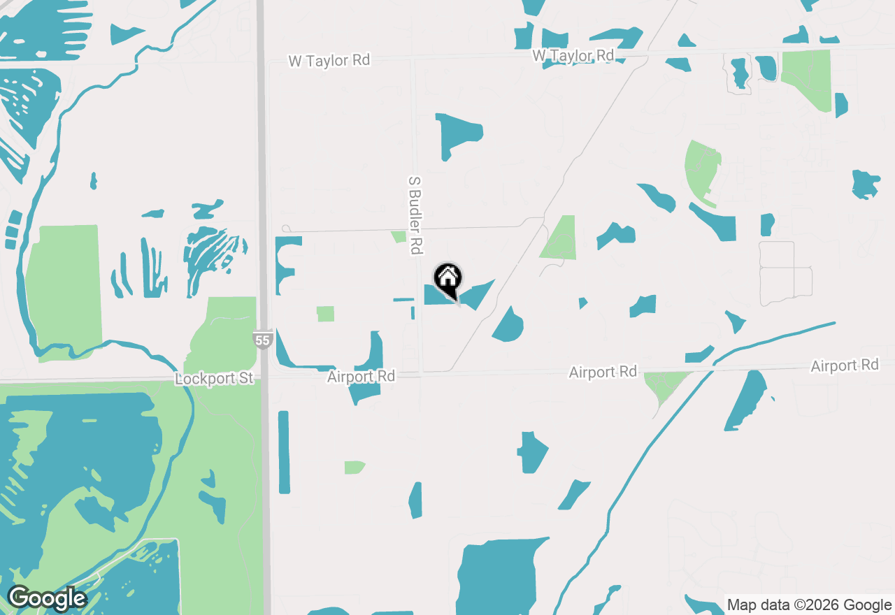 Map of (Address confidential), Romeoville, Illinois 60446