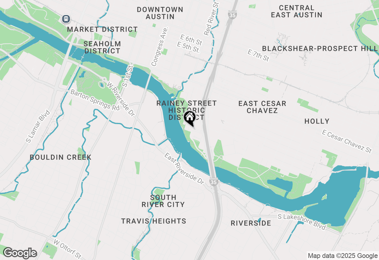 Map of 44 East Ave #3906, Austin, TX 78701