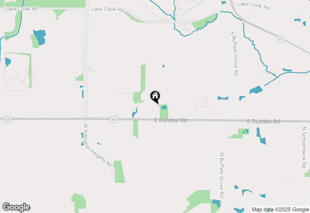 Map of 611 Hapsfield Lane #201, Buffalo Grove, IL 60089