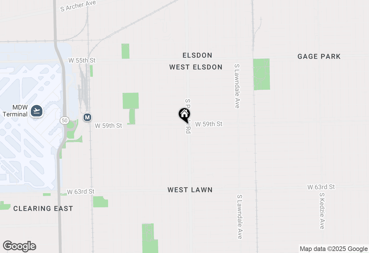 Map of 4015 W 59th Street, Chicago, IL 60629