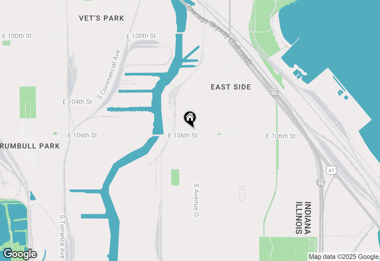 Map of 10543 S Green Bay Avenue, Chicago, IL 60617
