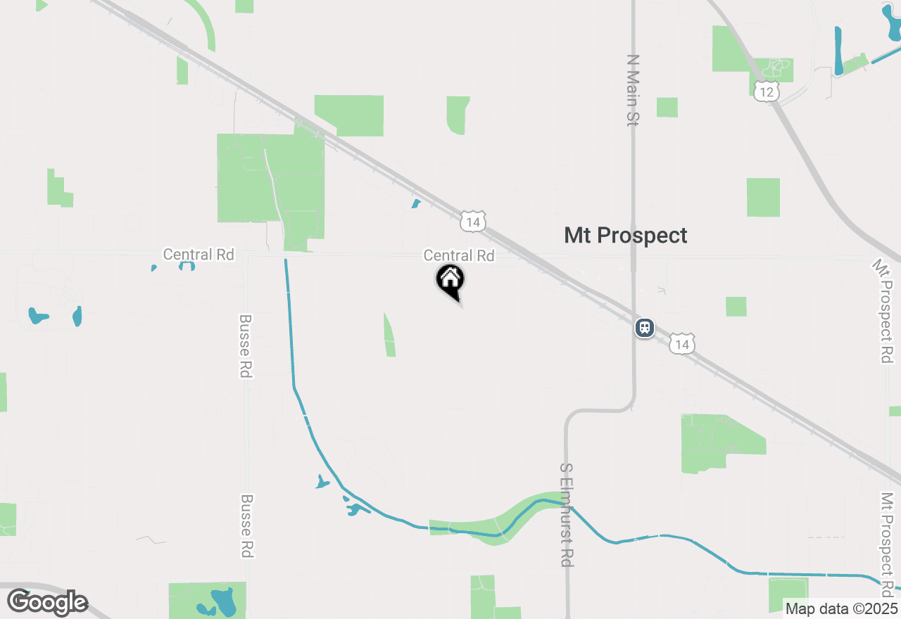 Map of 715 W Lams Court, Mount Prospect, IL 60056