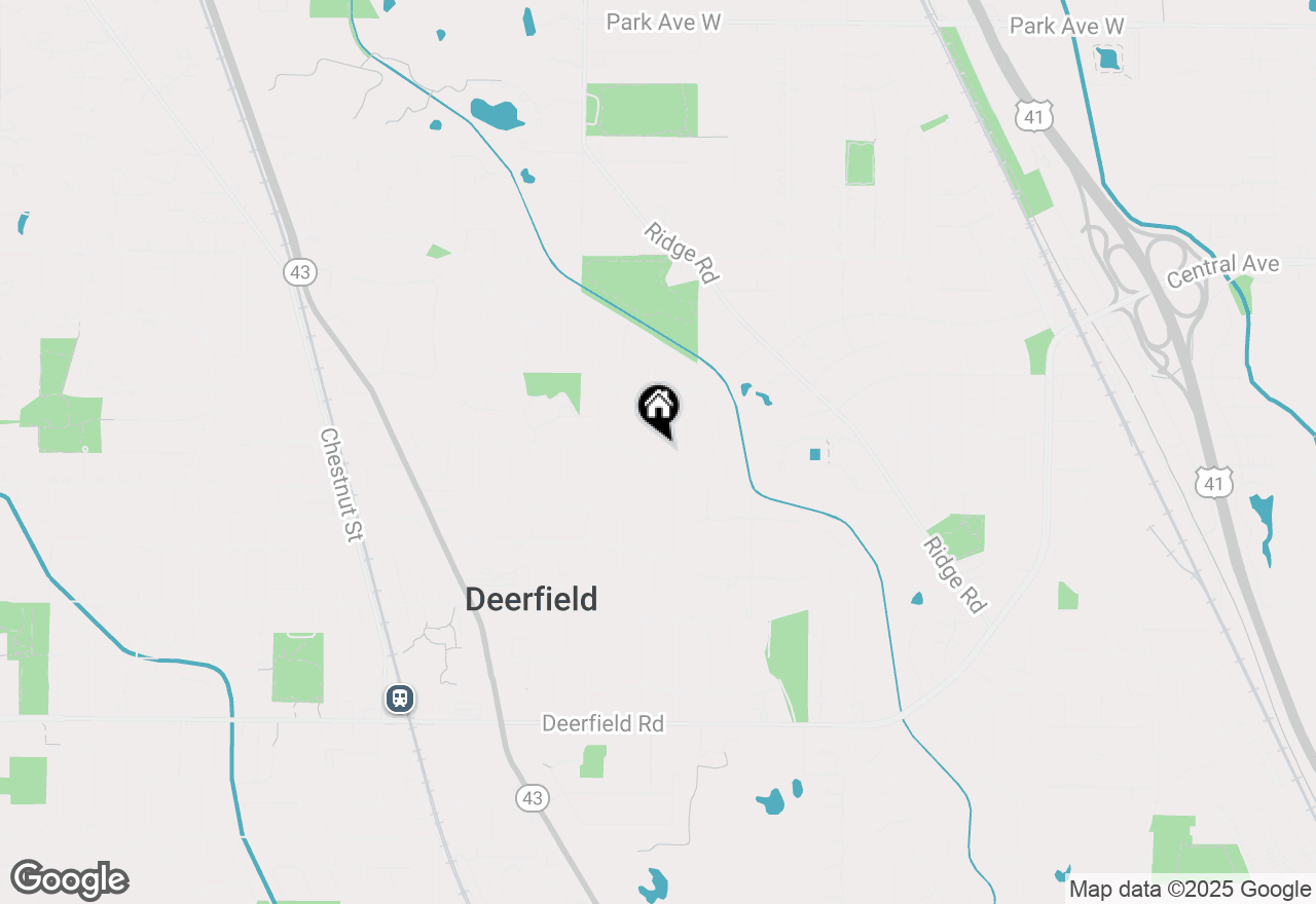 Map of 1245 Kenton Road, Deerfield, IL 60015