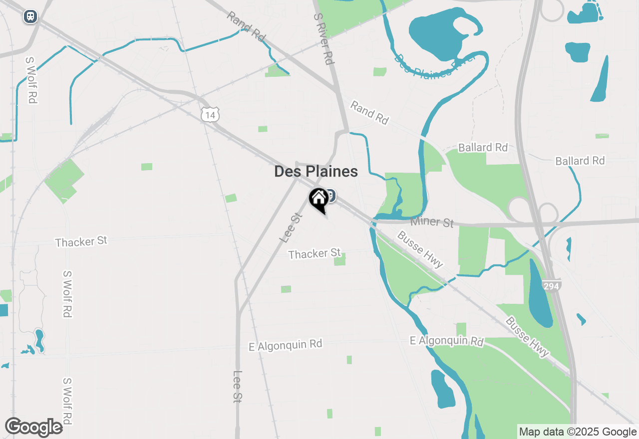 Map of 770 Pearson Street #710, Des Plaines, IL 60016
