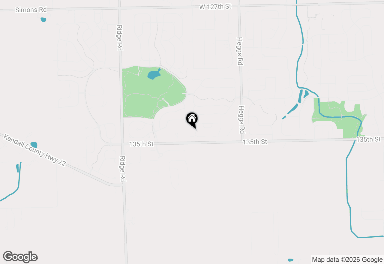 Map of 26264 W Sablewood Circle, Plainfield, IL 60585