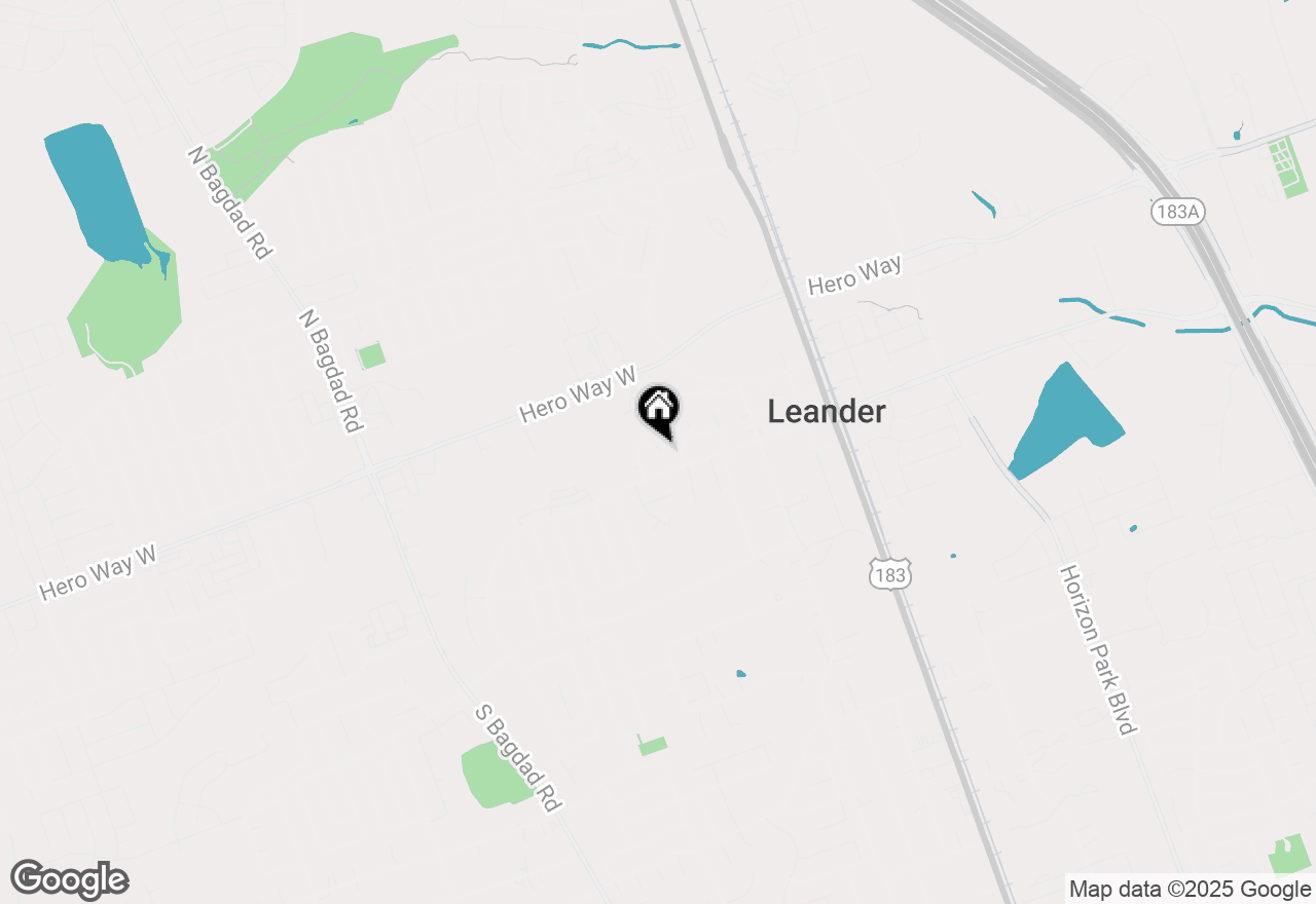 Map of 105 Oakland Cv, Leander, TX 78641