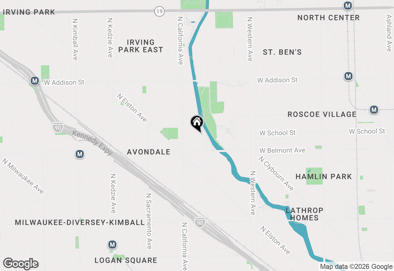 Map of 3253 N Bay Court, Chicago, IL 60618