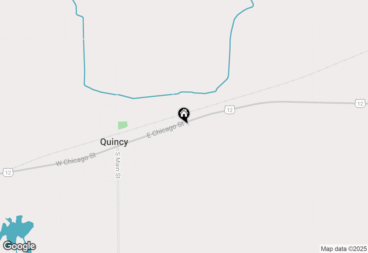 Map of 145 E Chicago Street, Quincy, MI 49082