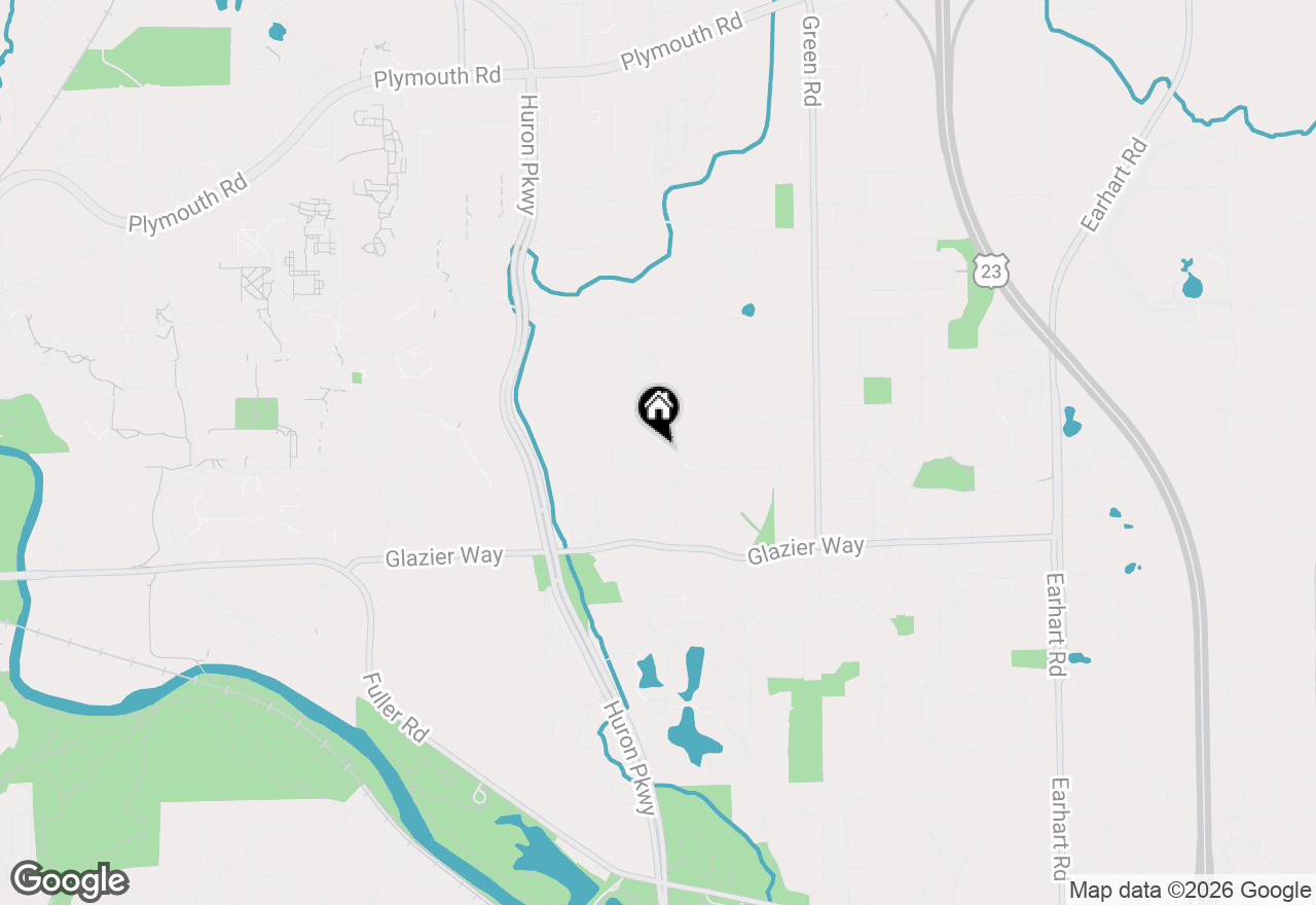 Map of 3215 W Dobson Place, Ann Arbor, MI 48105