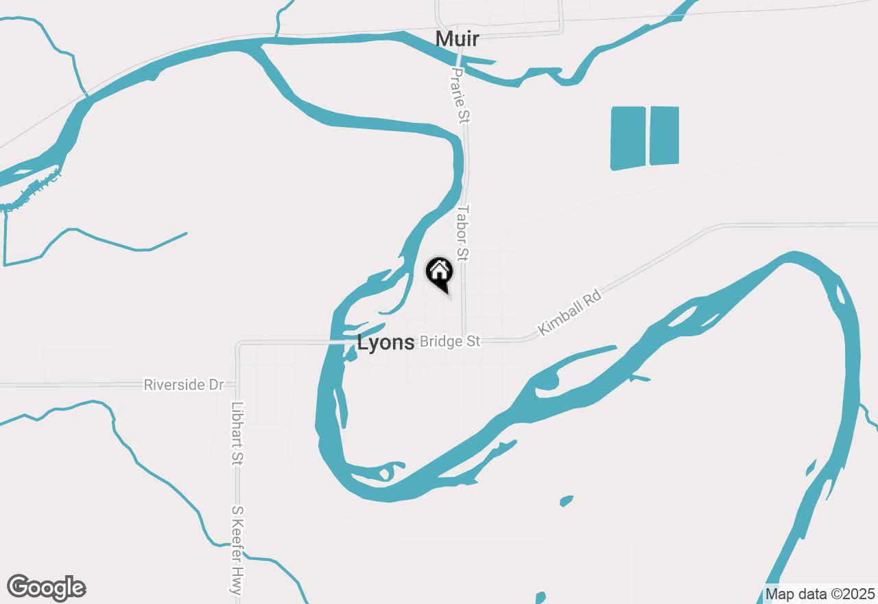 Map of 255 N Hawley Street, Lyons, MI 48851