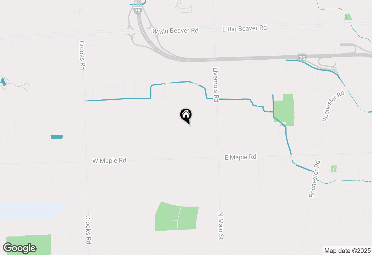 Map of 1925 Shepherds Drive, Troy, MI 48084