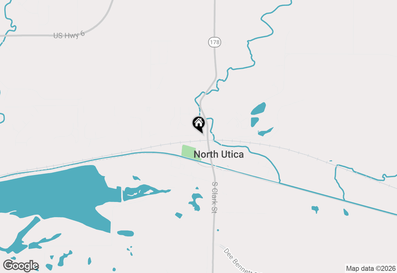 Map of 331 W Lincoln Street, Utica, IL 61373