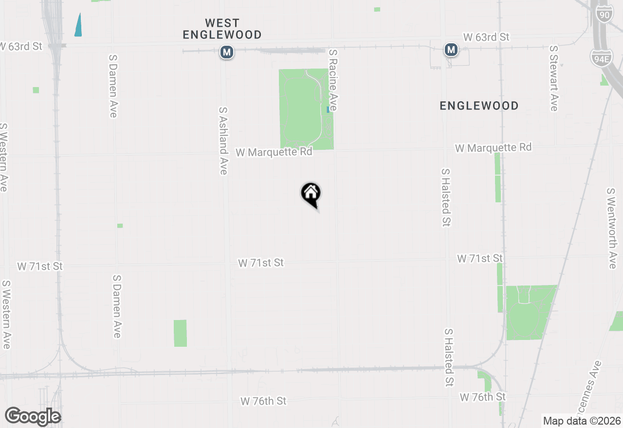Map of 6913 S Throop Street, Chicago, IL 60636