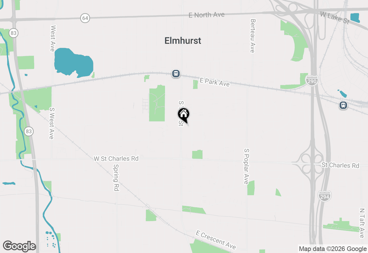 Map of 259 S York Street, Elmhurst, IL 60126