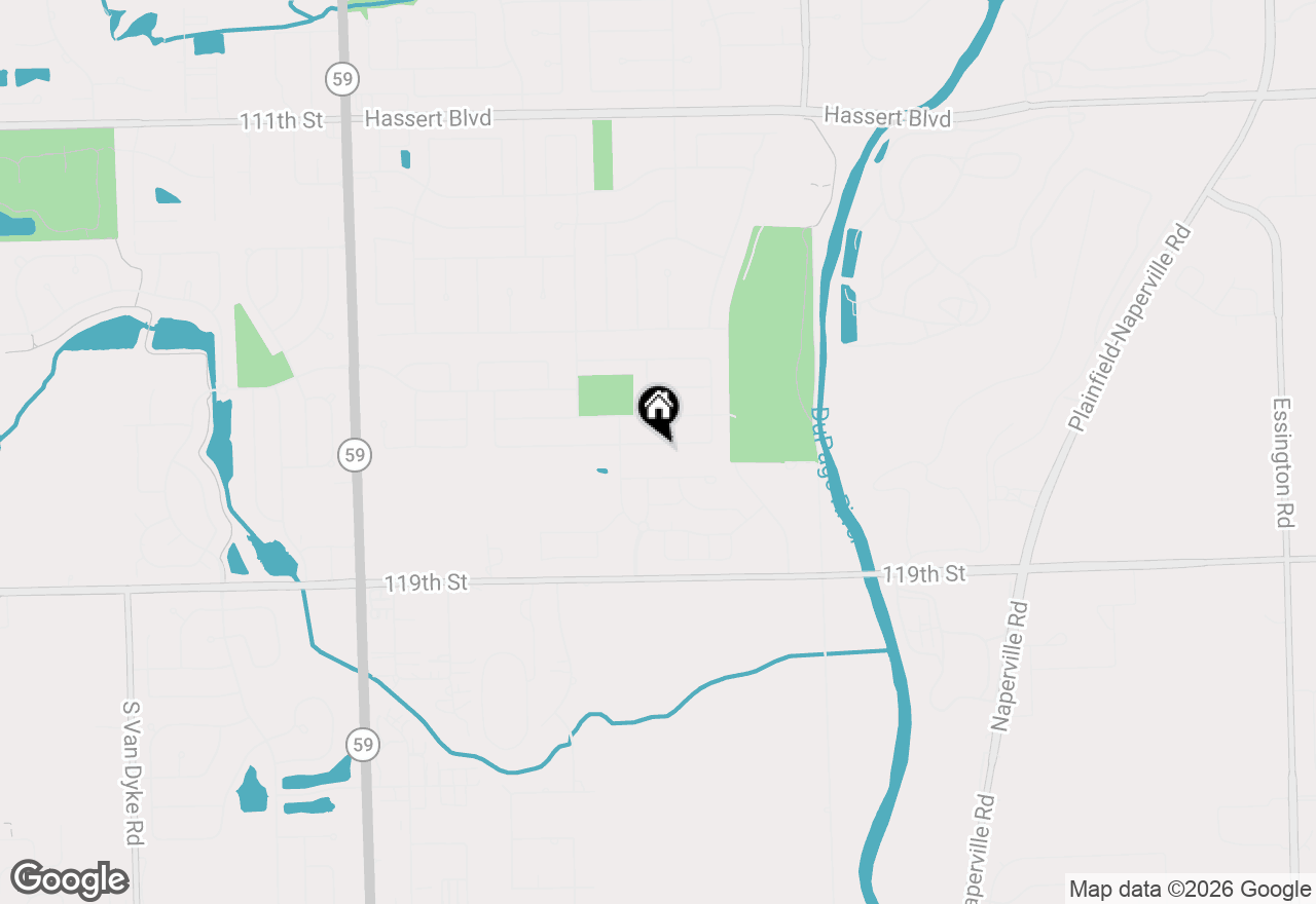 Map of 5719 Rosinweed Lane, Naperville, IL 60564