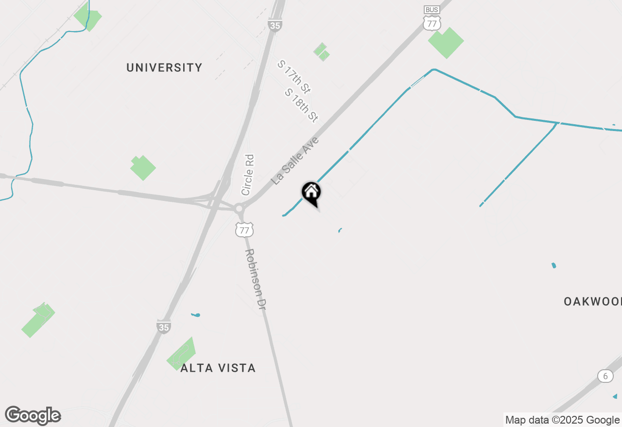 Map of 2434 S 23rd Street #A, Waco, TX 76706