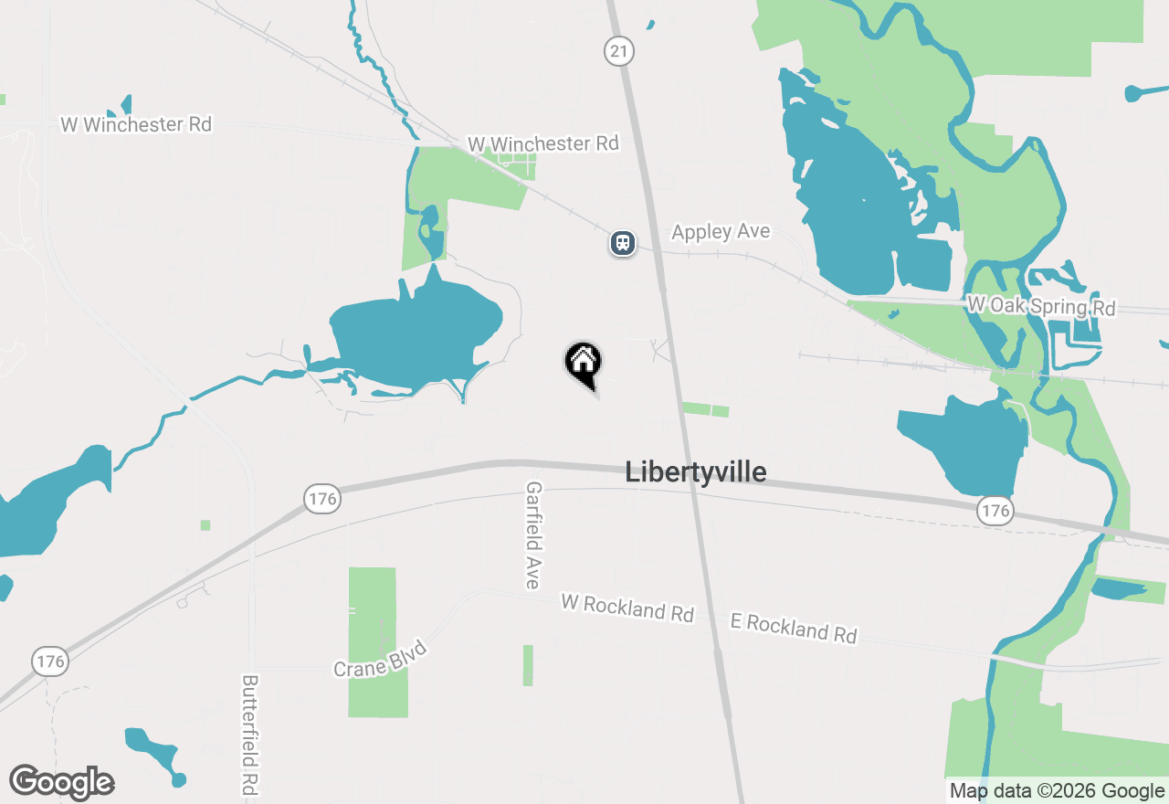 Map of 311 Brainerd Avenue, Libertyville, IL 60048