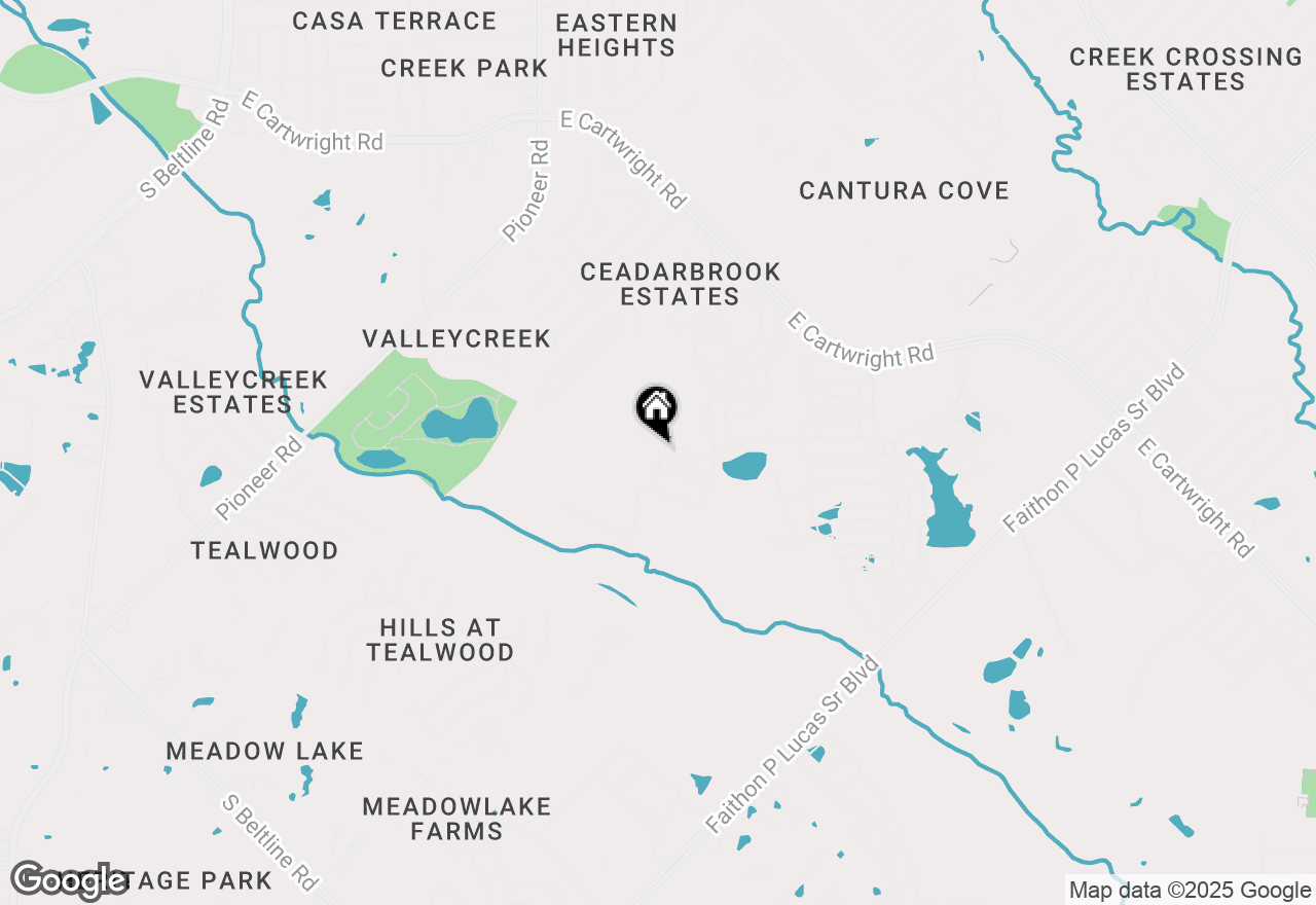 Map of 2005 Eagle Nest Drive, Mesquite, TX 75181
