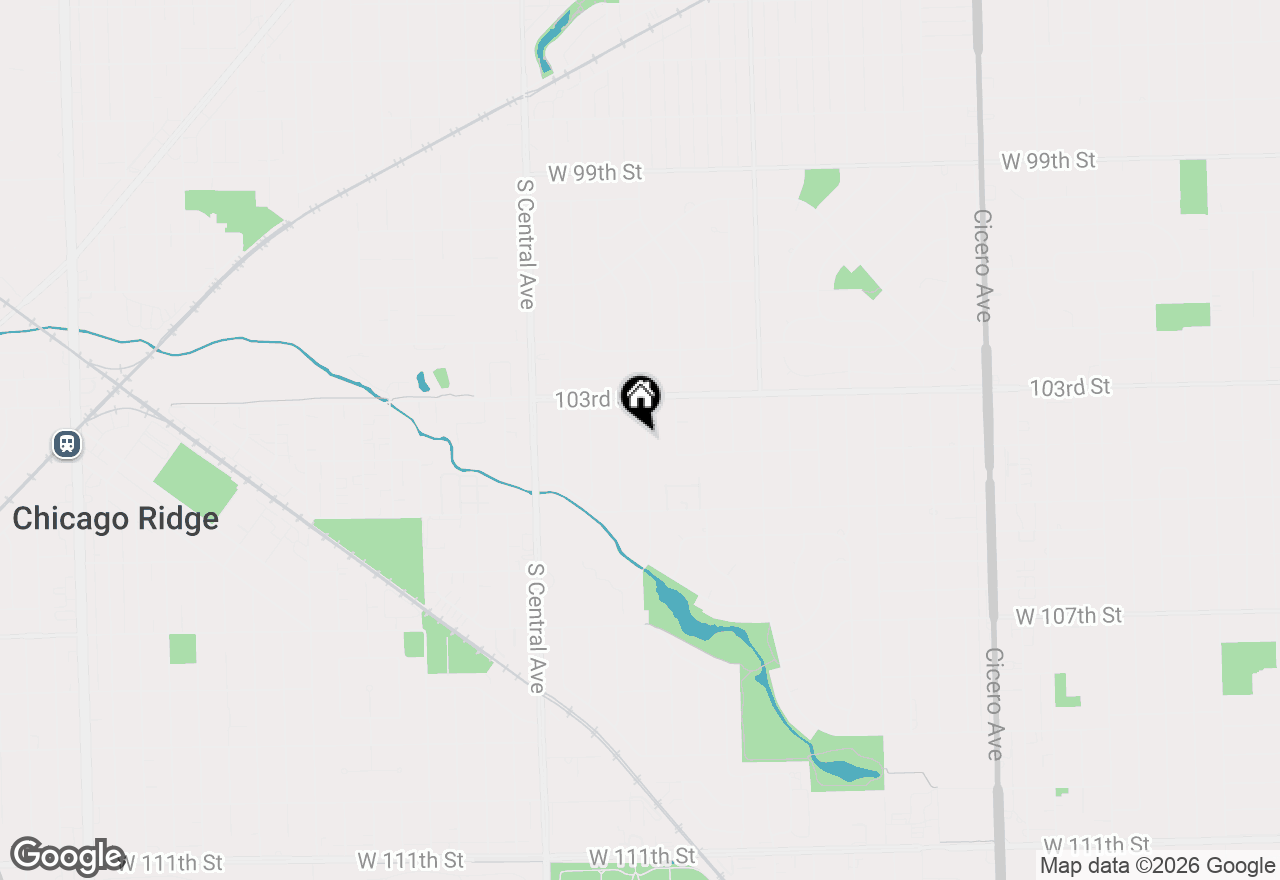Map of 10328 Long Avenue, Oak Lawn, IL 60453