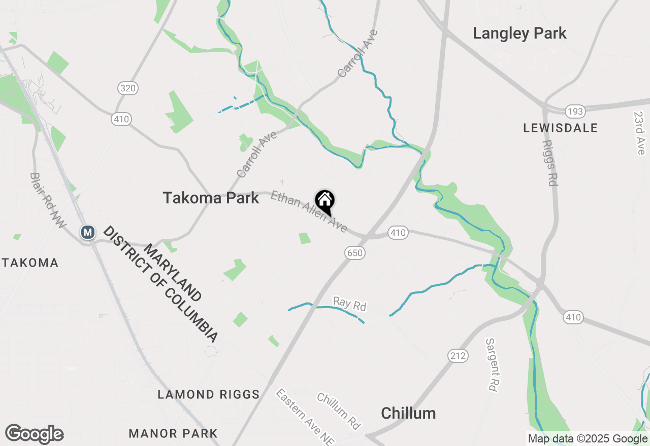 Map of 509 Ethan Allen Avenue, Takoma Park, MD 20912