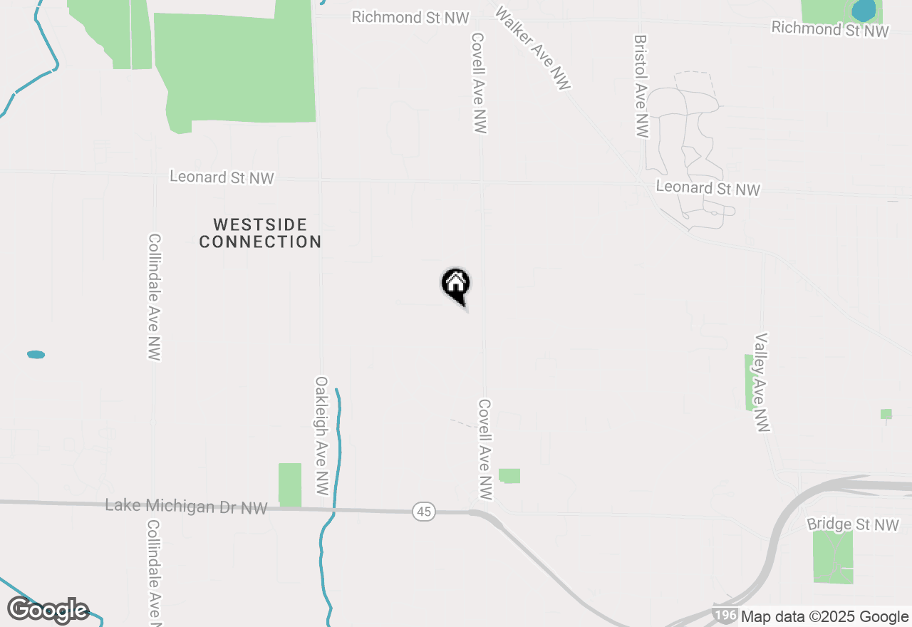 Map of 2042 Gordon Street Nw, Grand Rapids, MI 49504