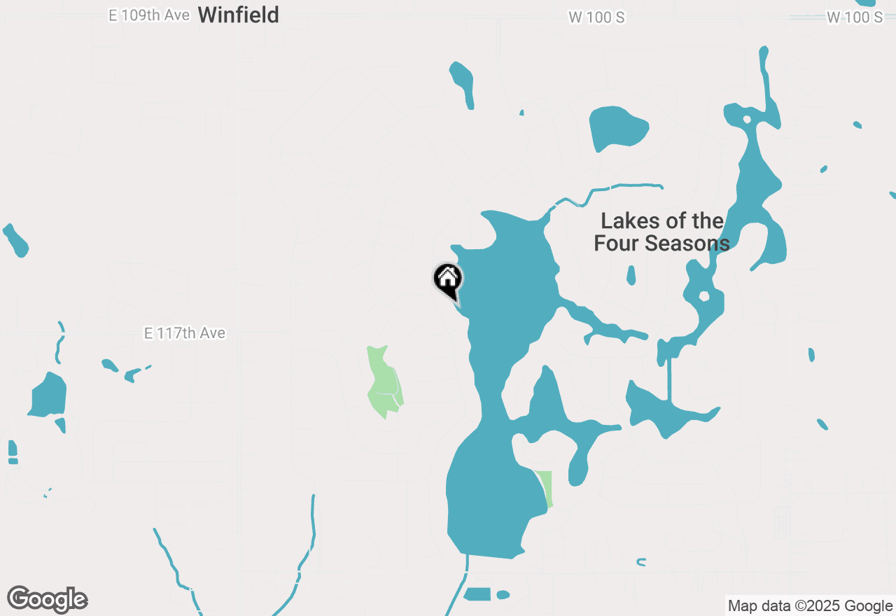 Map of 3488 W Lakeshore Drive, Crown Point, IN 46307