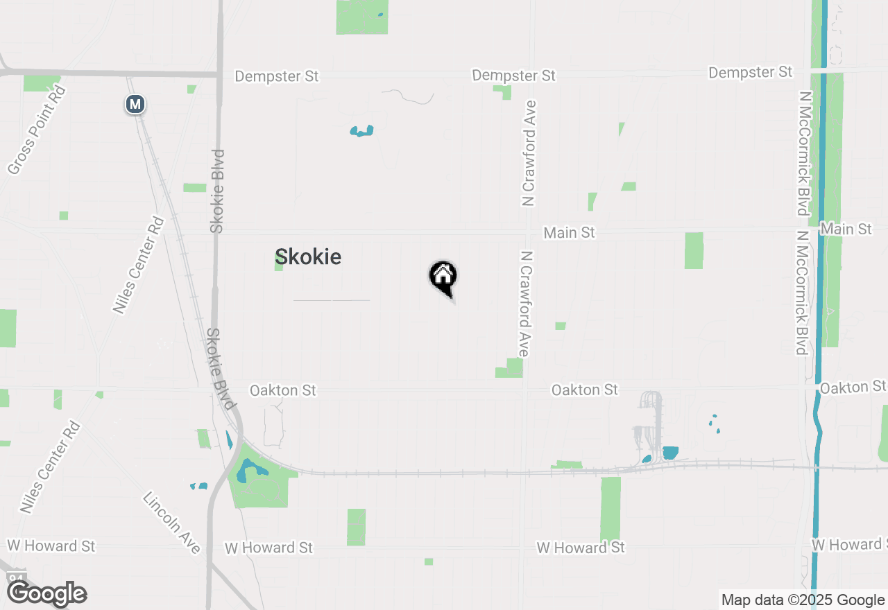 Map of 8206 Keeler Avenue, Skokie, IL 60076