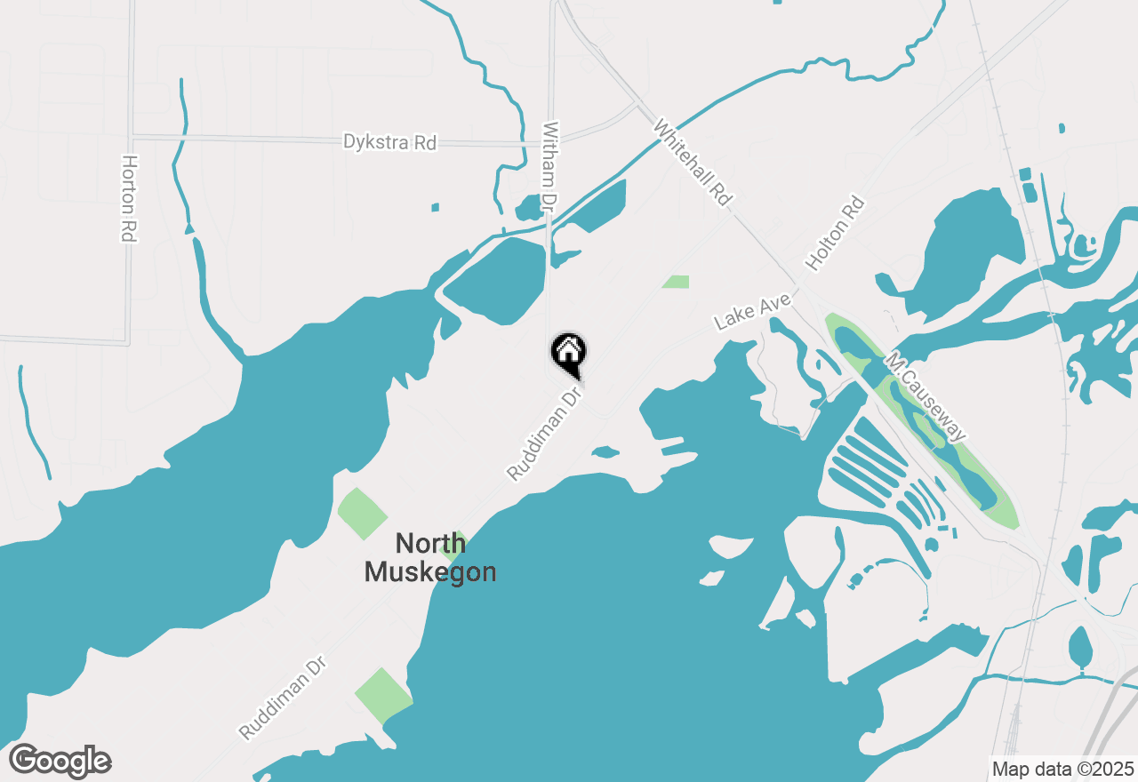 Map of 402 Center Street #A, North Muskegon, MI 49445