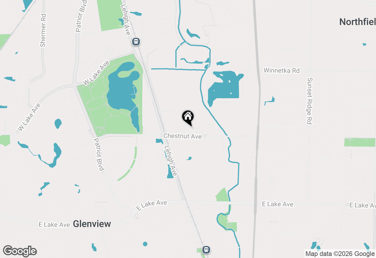 Map of 2020 Chestnut Avenue #406, Glenview, IL 60025