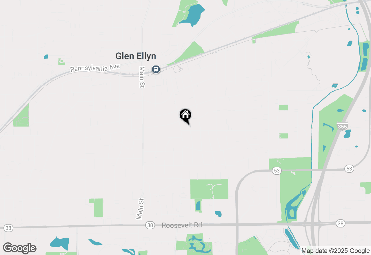 Map of 646 Highview, Glen Ellyn, IL 60137