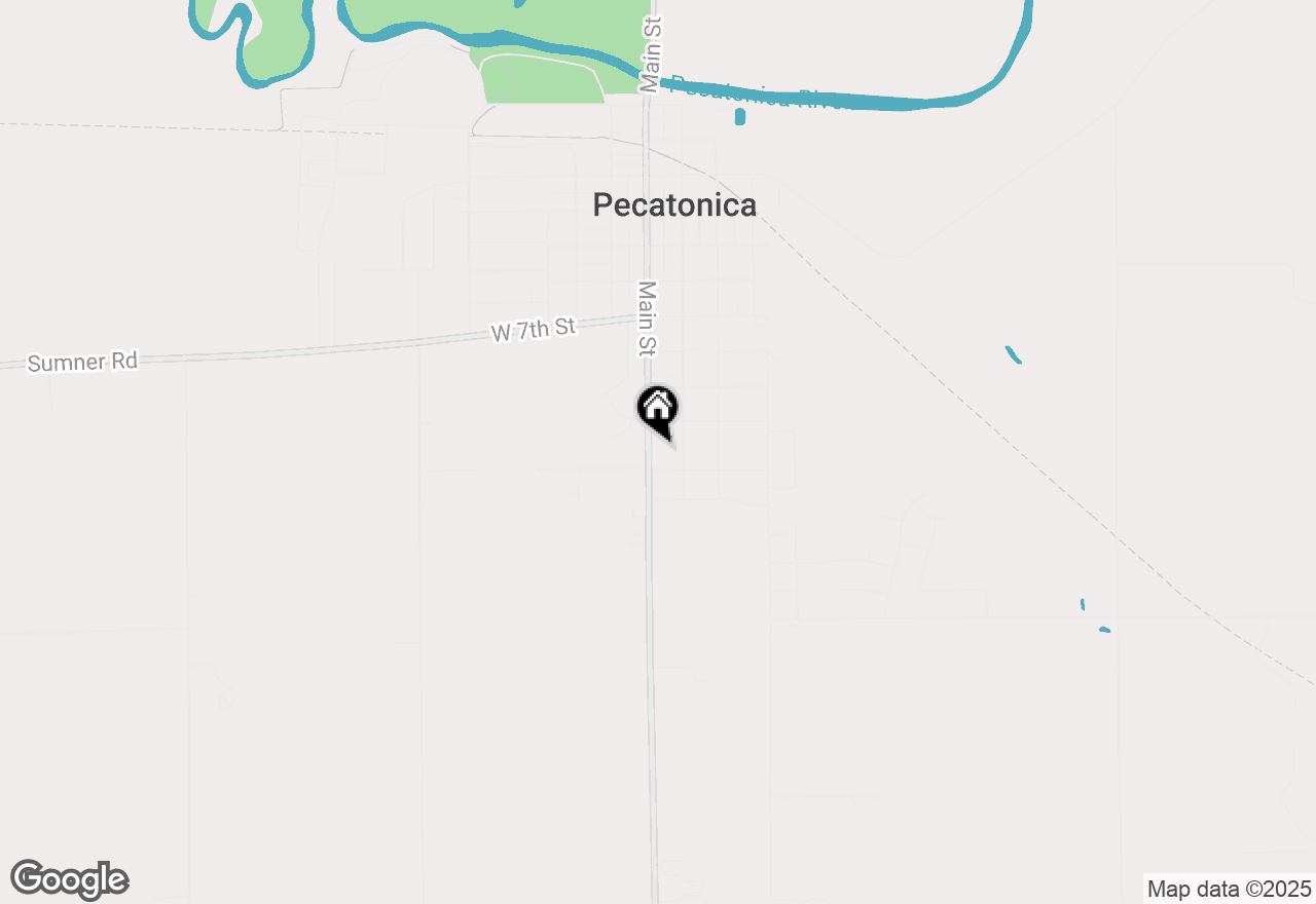 Map of 1126 Main Street, Pecatonica, IL 61063