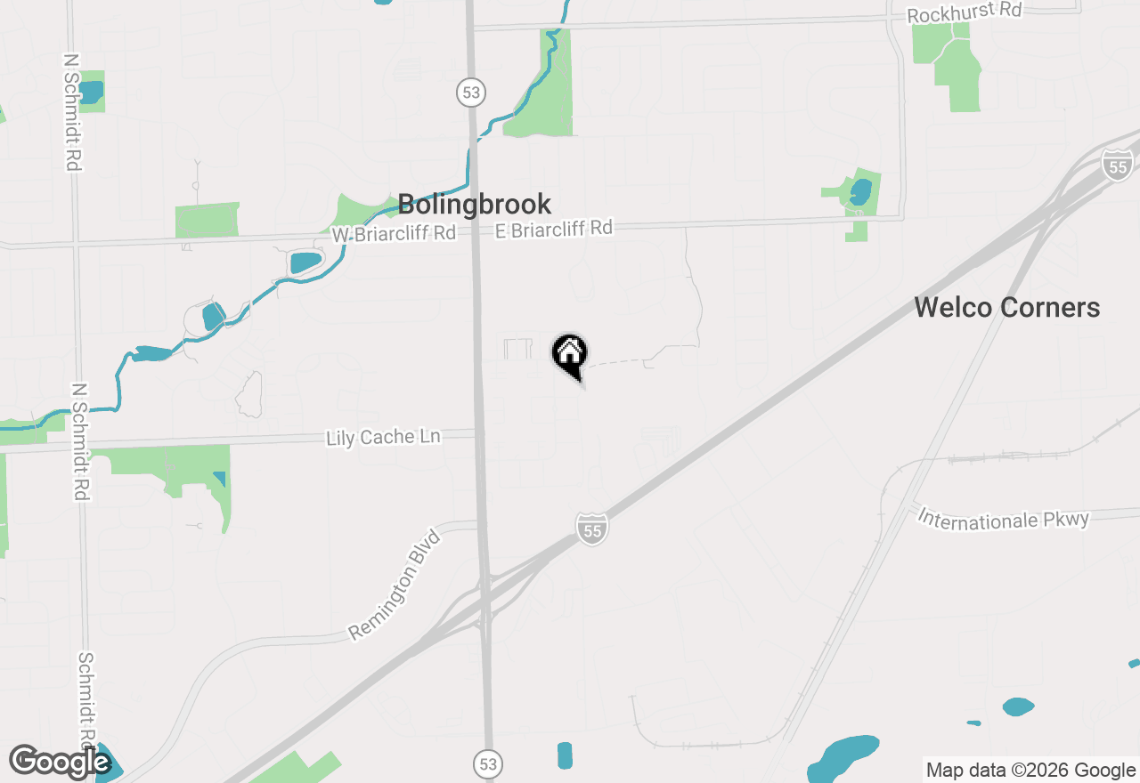 Map of 405 Colony Court, Bolingbrook, IL 60440