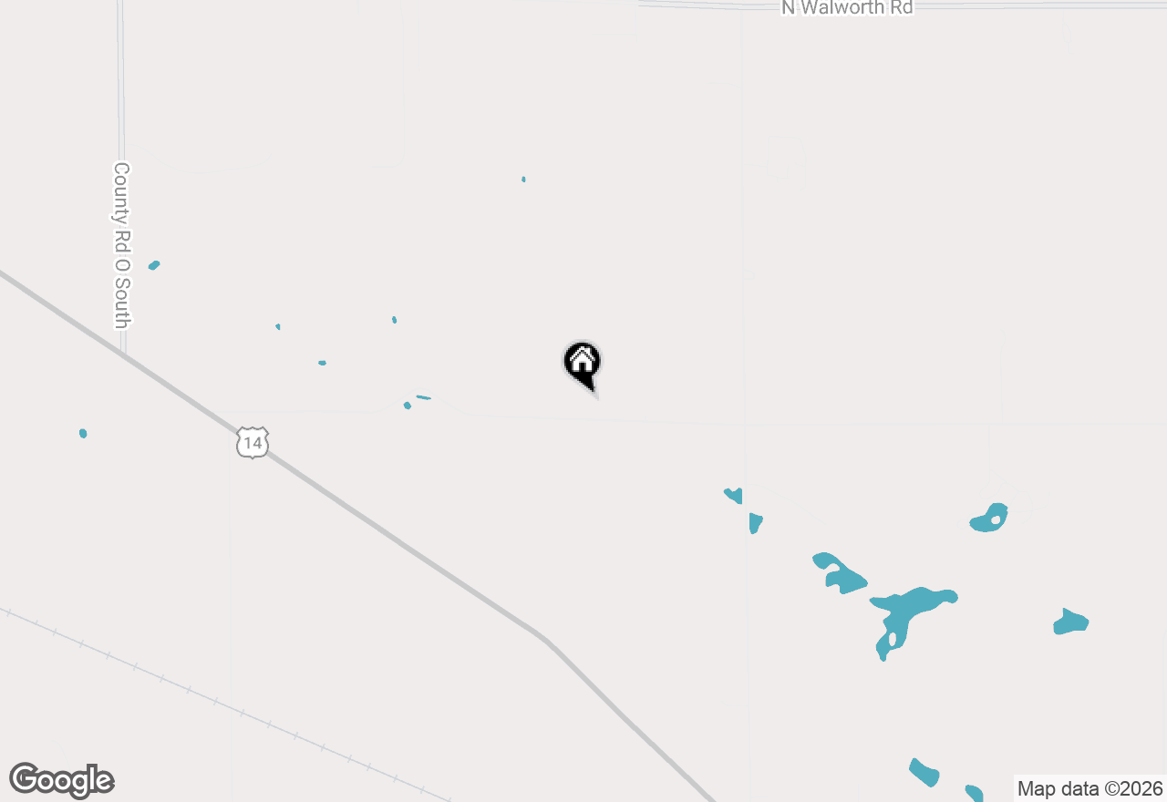 Map of W6660 Willow Bend Rd, Walworth, WI 53184