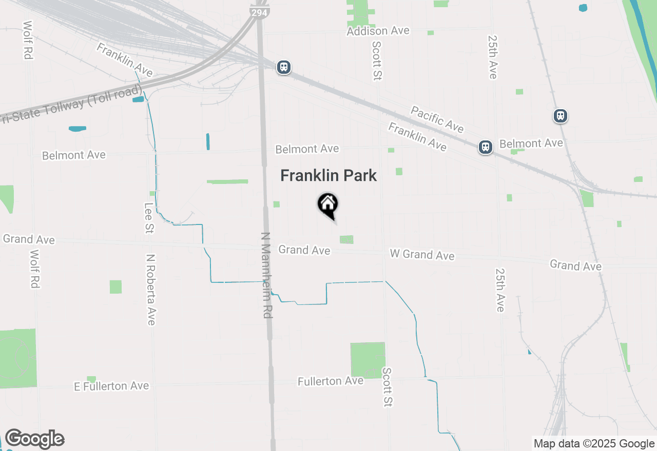 Map of 2917 Dora Street, Franklin Park, IL 60131