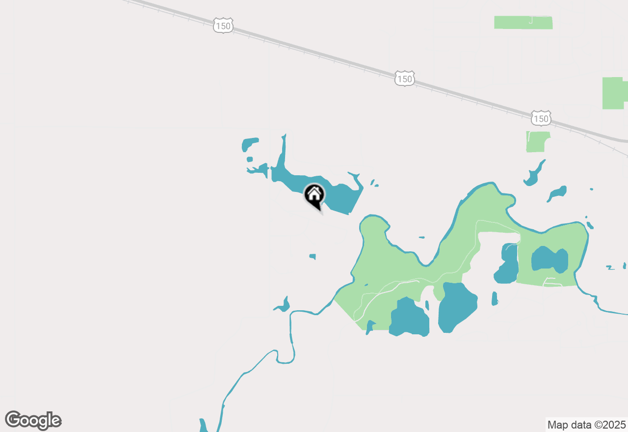 Map of 1617 W Hickory Drive, Mahomet, IL 61853