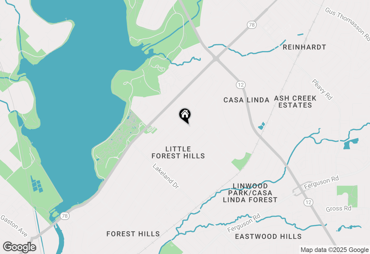 Map of 9010 Forest Hills, Dallas, TX 75218