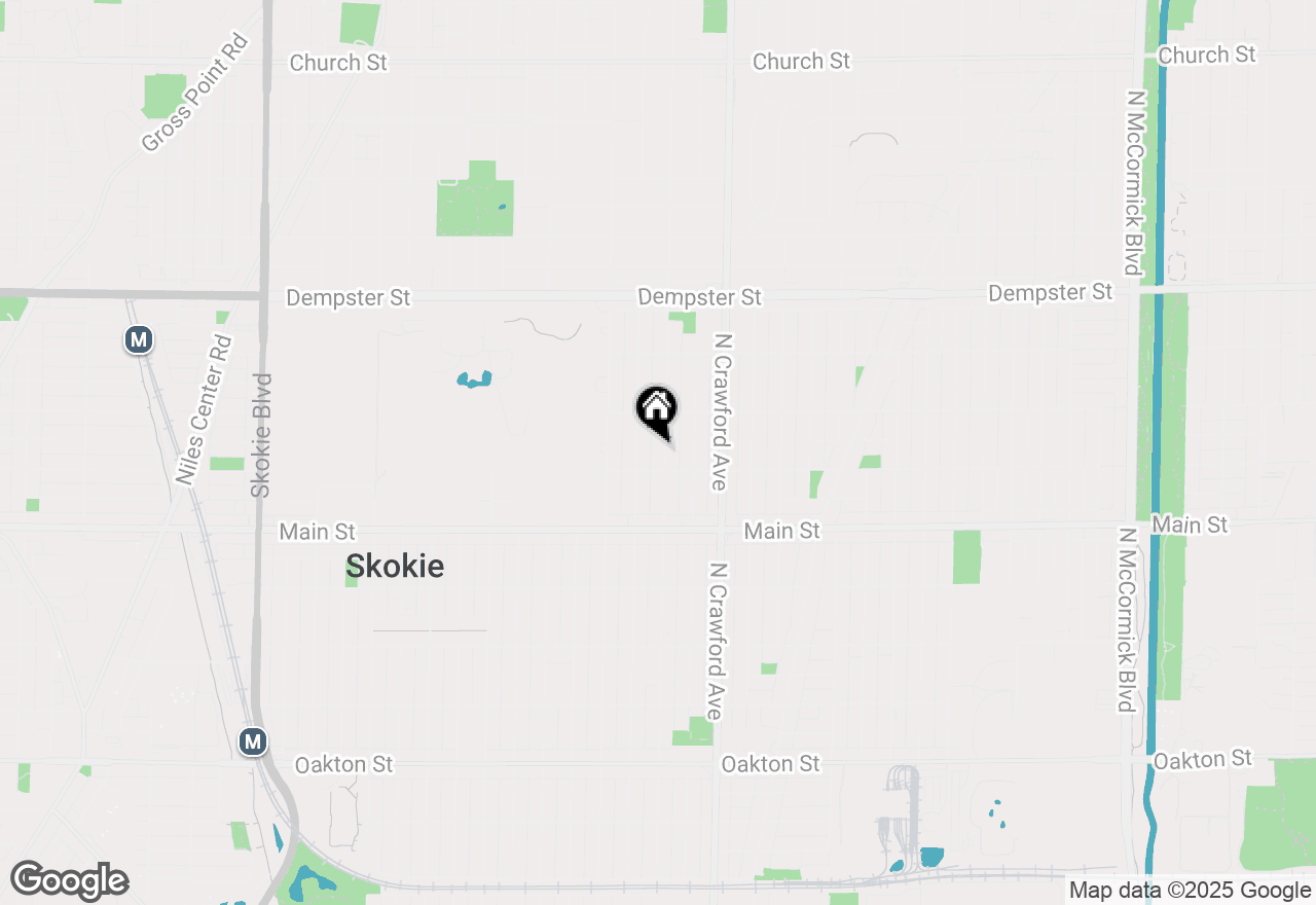 Map of 8518 Karlov Avenue, Skokie, IL 60076