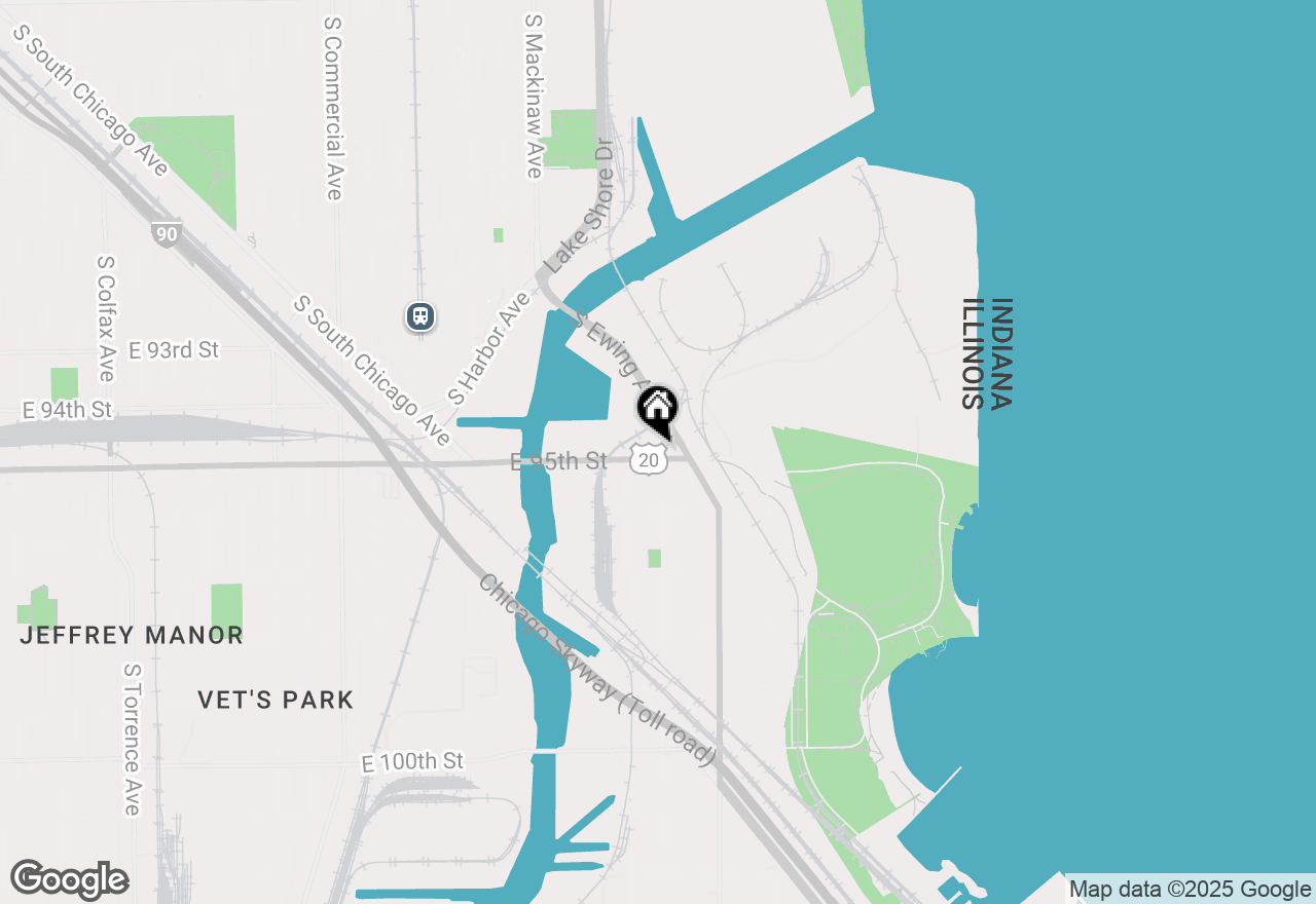 Map of 3522 E 95th Street, Chicago, IL 60617