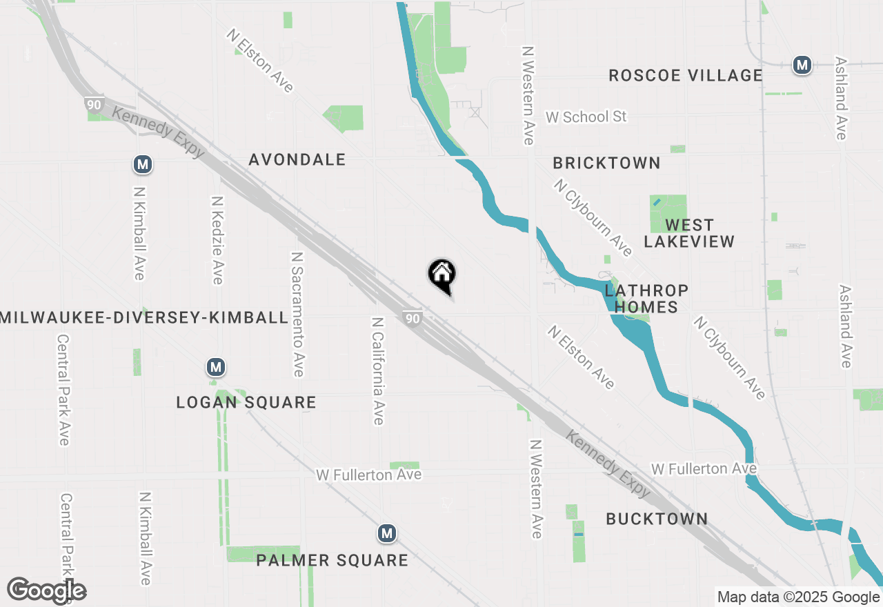 Map of 2817 N Talman Avenue #GS, Chicago, IL 60618
