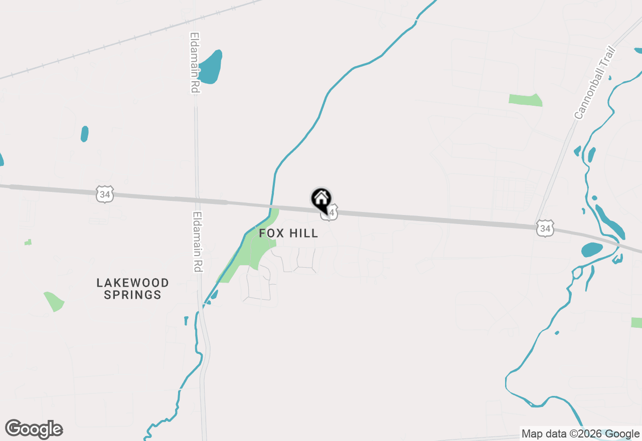 Map of 1546 Cottonwood Trail #1546, Yorkville, IL 60560